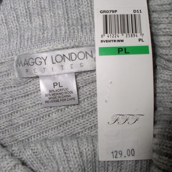 Maggy London NWT Cowl Collar Sweater Dress #2048 - Picture 5 of 5